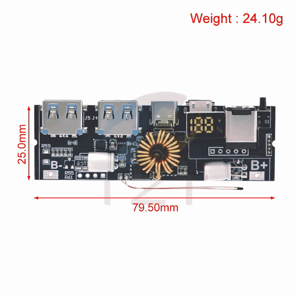 Плата зарядки повербанку Fast Charge 4S 100W QC4 2188305883 фото