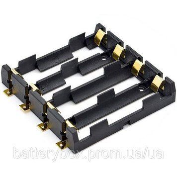 Батарейний відсік 4 x 18650 SMD з контактими для встановлення на плату 2274242264 фото